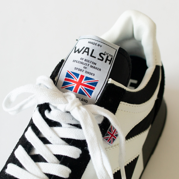 WALSHスニーカー TORNADO-T BLACK/WHITE
