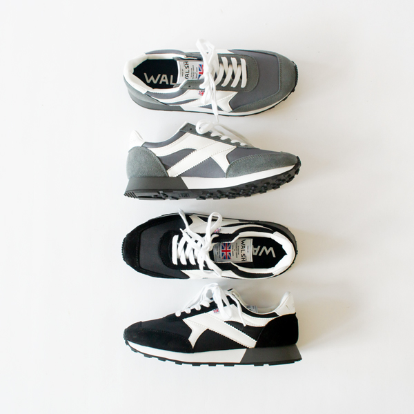 軽量化にこだわって作られたTORNADOシリーズ（上：GREY/WHITE、下：BLACK/WHITE）