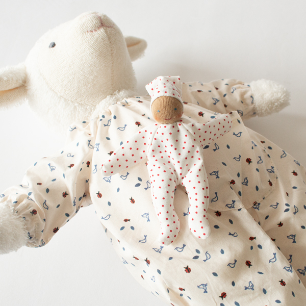 小さなウォルドルフ人形と一緒に遊べます 小さなウォルドルフ人形と一緒に遊べます