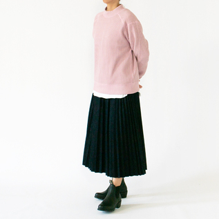 UK138201 デニム プリーツスカート IND／URVIN（アーヴィン）｜愛着を