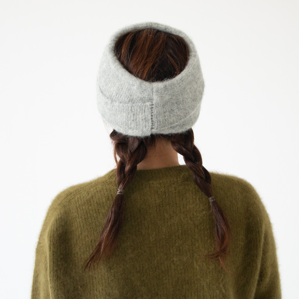 ヘアターバンとして(GRAY)