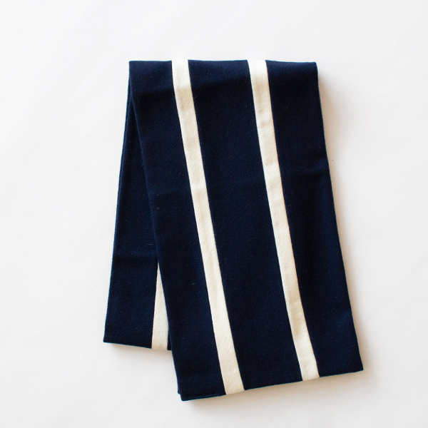 スクール風マフラー(NAVY)