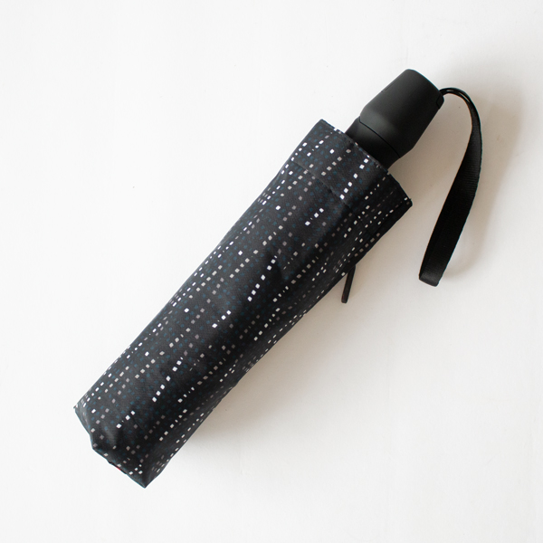 ワンタッチ折りたたみ傘 T.220 Domino(BLACK)