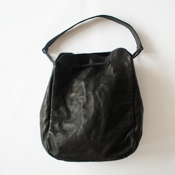 レザートートバッグ NOELU(CHARCOAL BLACK)
