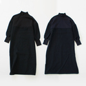 リファインウール ドッキングハイネックワンピース