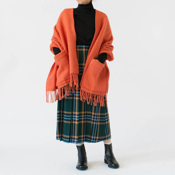 ポケットショール(ORANGE) 身長:160cm ポケットショール(ORANGE) 身長:160cm
