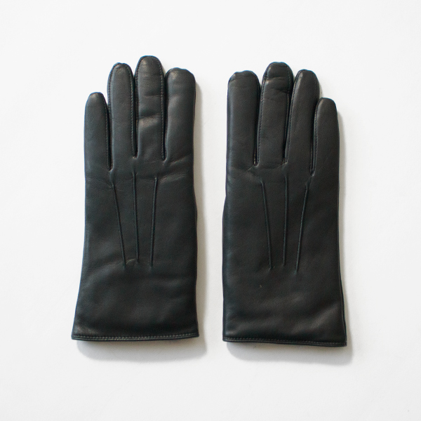 DENTS レディース ラビットファーグローブ(BLACK)
