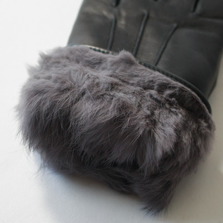 DENTS レディース ラビットファーグローブ／DENTS（デンツ）｜愛着を