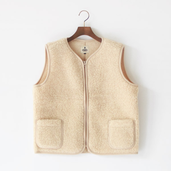 ジップベスト(BEIGE)