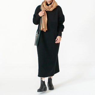 身長：160cm(ヘリンボーン/CAMEL)