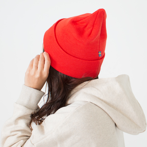 ニット帽 FLAME ORANGE