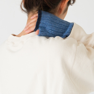 別注】カシミヤリブリストウォーマー／WILLIAM BRUNTON（ウィリアム