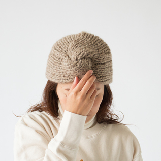 ターバンニット帽(NATURAL LIGHT BROWN) ターバンニット帽(NATURAL LIGHT BROWN)