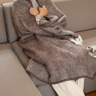 リサイクルウールスロー（130×200） グースアイ／KLIPPAN（クリッパン