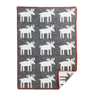 Mini blanket moose dark gray