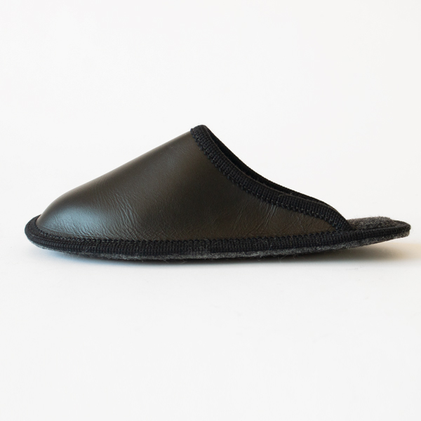 スリッパ STELLA PELLE NERO