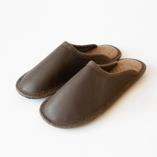 SLIPPERS STELLA PELLE DBROWN