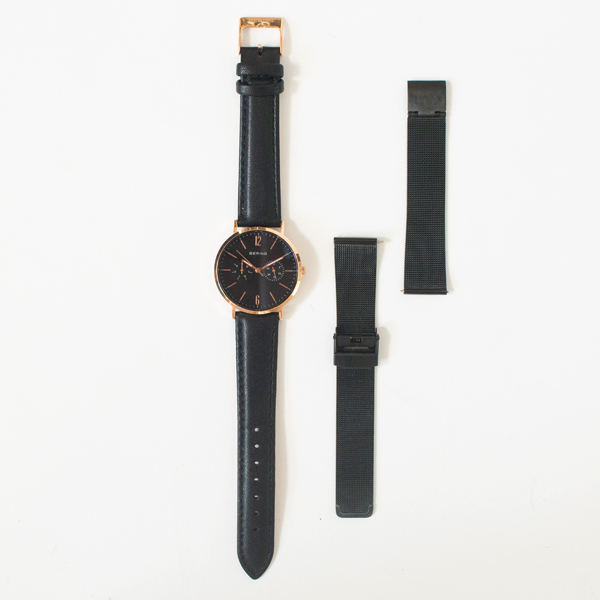 BERING Changes ユニセックス腕時計(BLACK BLACK)