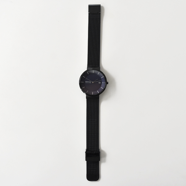 BERING Solar メンズ腕時計(BLACK BLUE)