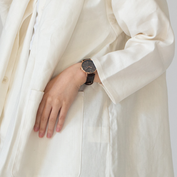 BERING Changes ユニセックス腕時計(BROWN ROSEGOLD)