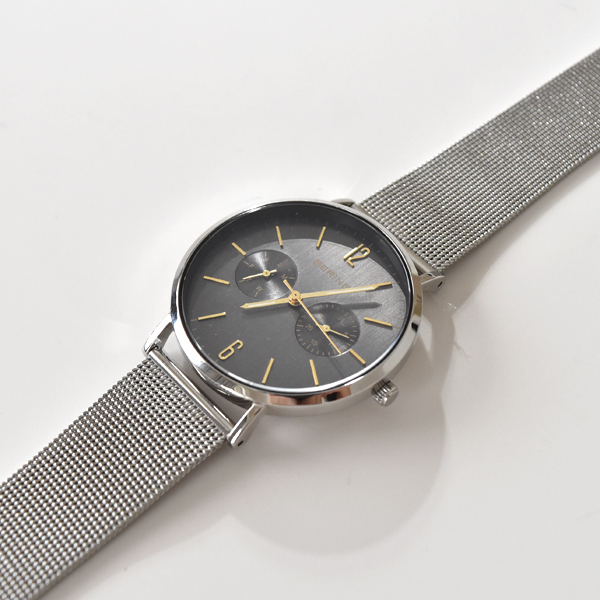 BERING Changes ユニセックス腕時計(BROWN SILVER)