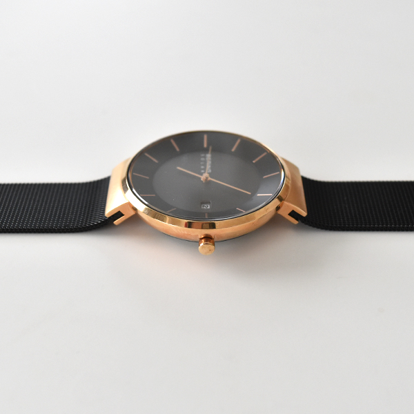 BERING Solar メンズ腕時計(ROSE GOLD BLACK)