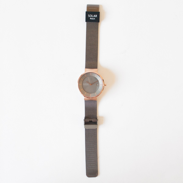 BERING Solar メンズ腕時計(GREY ROSEGOLD)