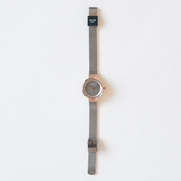 BERING Solar レディース腕時計(GRAY RODEGOLD)