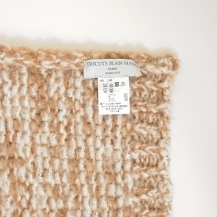 ニットマフラー LRE／Tricots Jean Marc（トリコットジーンマルク