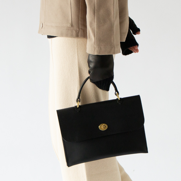 カシミヤニット×レザーフィンガーレスグローブ BLACK カシミヤニット×レザーフィンガーレスグローブ BLACK