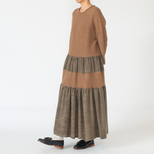 身長160cm・キャメル