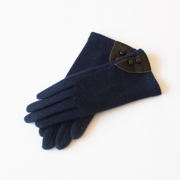 カシミヤ手袋女性用 Valence(NAVY)