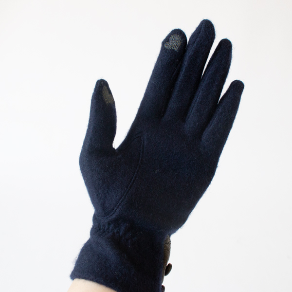 カシミヤ手袋女性用 Valence(NAVY)