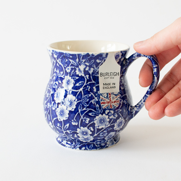 Burleigh マグカップ 350ml(Blue Calico)