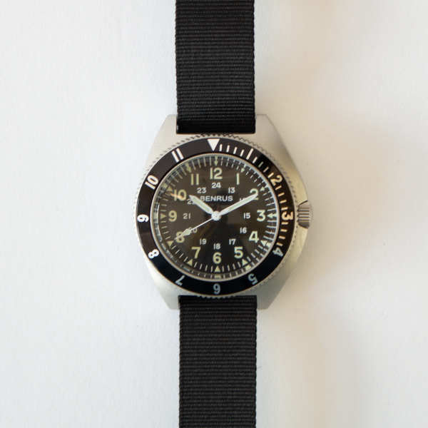 BENRUS ミリタリーウォッチ TYPE2(SILVER)