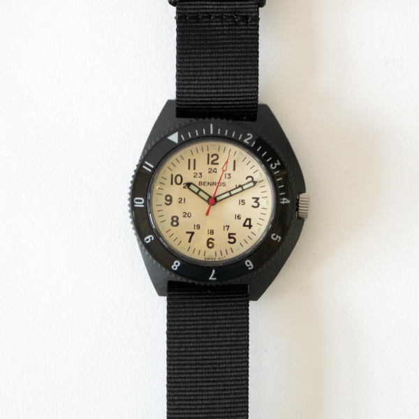 BENRUS ミリタリーウォッチ 限定品(BLACK)