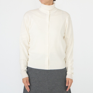 メリノウール クルーネックカーディガン A4670／JOHN SMEDLEY（ジョン