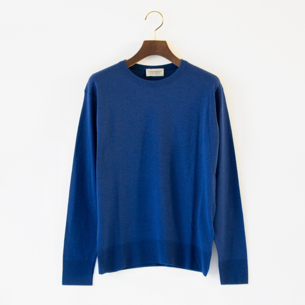 メリノウール クルーネック EMMY(LAPIS BLUE)