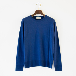 メリノウール クルーネック EMMY(LAPIS BLUE) メリノウール クルーネック EMMY(LAPIS BLUE)