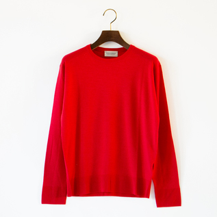 メリノウール クルーネック EMMY(CRANBERRY) メリノウール クルーネック EMMY(CRANBERRY)