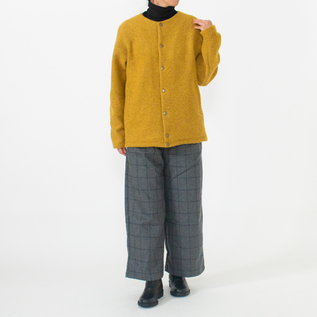 ウールジャケット WOOL COLLARLESS JACKET／Jackman（ジャック
