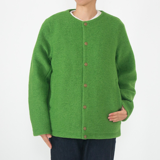 ウールジャケット WOOL COLLARLESS JACKET／Jackman（ジャック