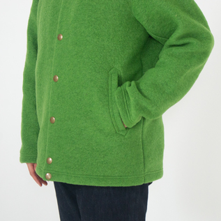 ウールジャケット WOOL COLLARLESS JACKET／Jackman（ジャック