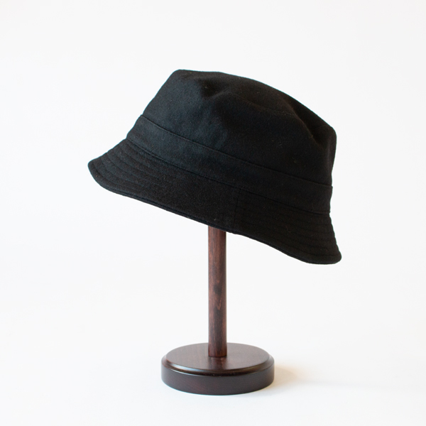 メルトンバケットハット(BLACK)