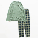 オーガニックコットンメンズパジャマ GREENCHECK