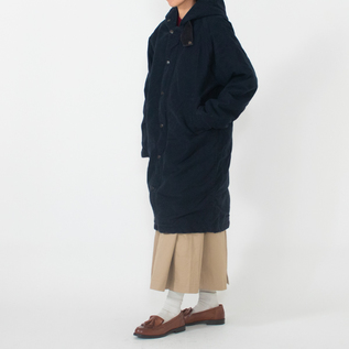F2450 MOLESKIN HOOD COAT／FOB FACTORY（エフオービー ファクトリー