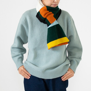 メンズ SWEEN ニットスカーフ(GREY) メンズ SWEEN ニットスカーフ(GREY)