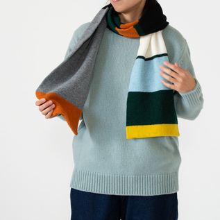 メンズ SWEEN ニットスカーフ(GREY) メンズ SWEEN ニットスカーフ(GREY)