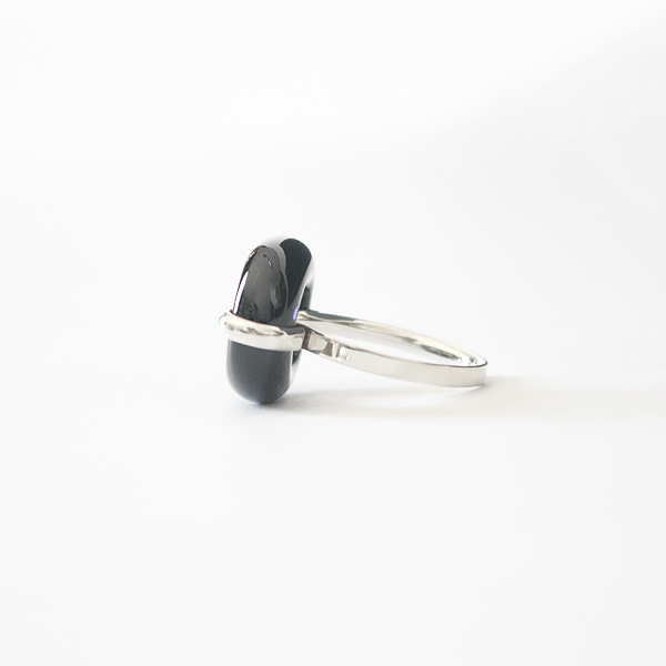 In The Loop Ring(BLACK BASALT)