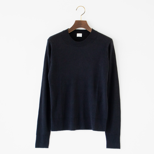 シルクカシミヤ クルーネックプルオーバー(B.NAVY) シルクカシミヤ クルーネックプルオーバー(B.NAVY)